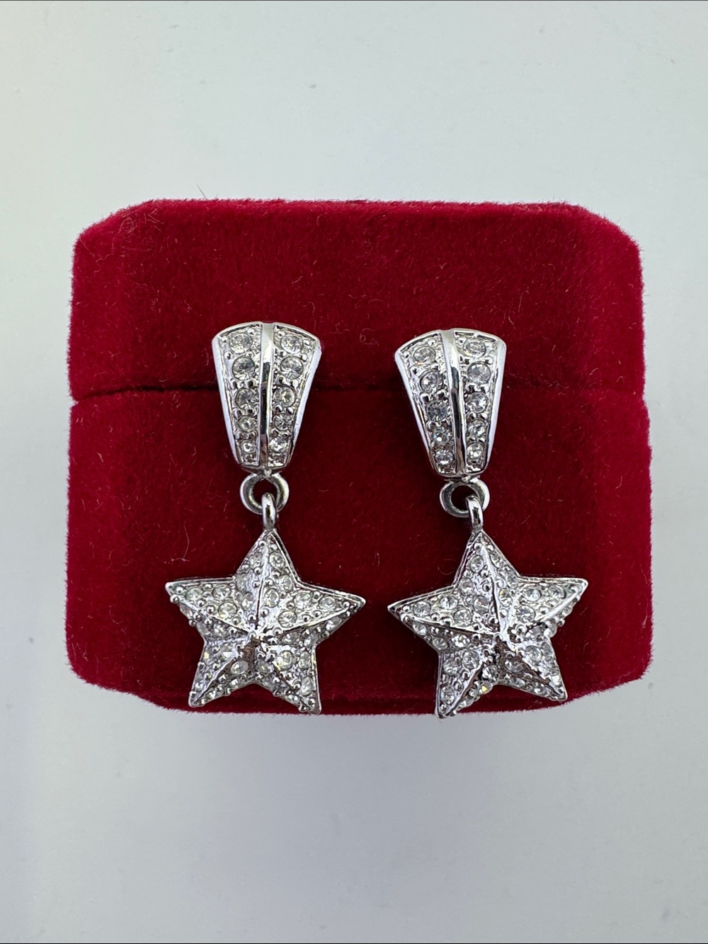 💛  Classic Butler 14k Gold Post Shooting Star Pavé Crystal Earrings | Designer